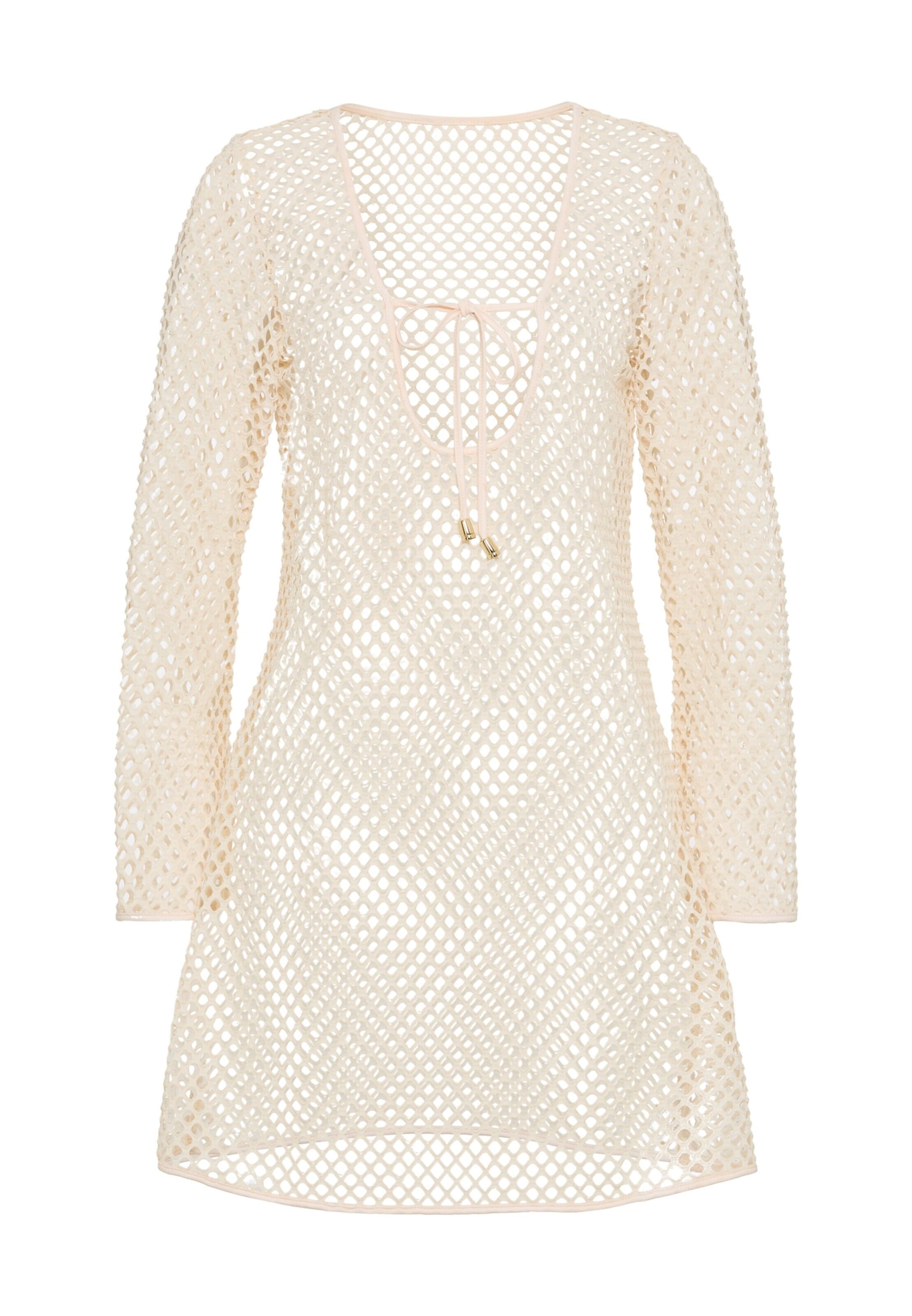 LSCN by LASCANA Kleid in Beige: Vorderseite