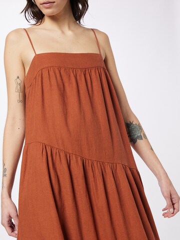 Abercrombie & Fitch Poletna obleka | rjava barva