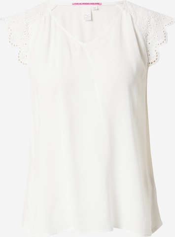 QS Блуза в бяло: отпред