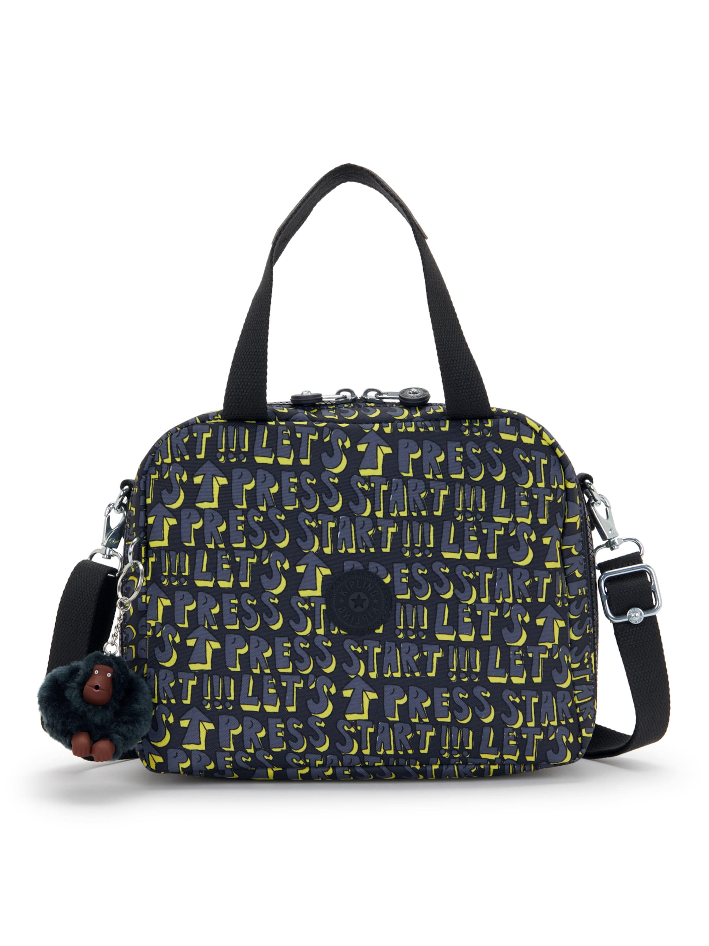 KIPLING - Bolso de hombro 'Miyo' en azul: frente