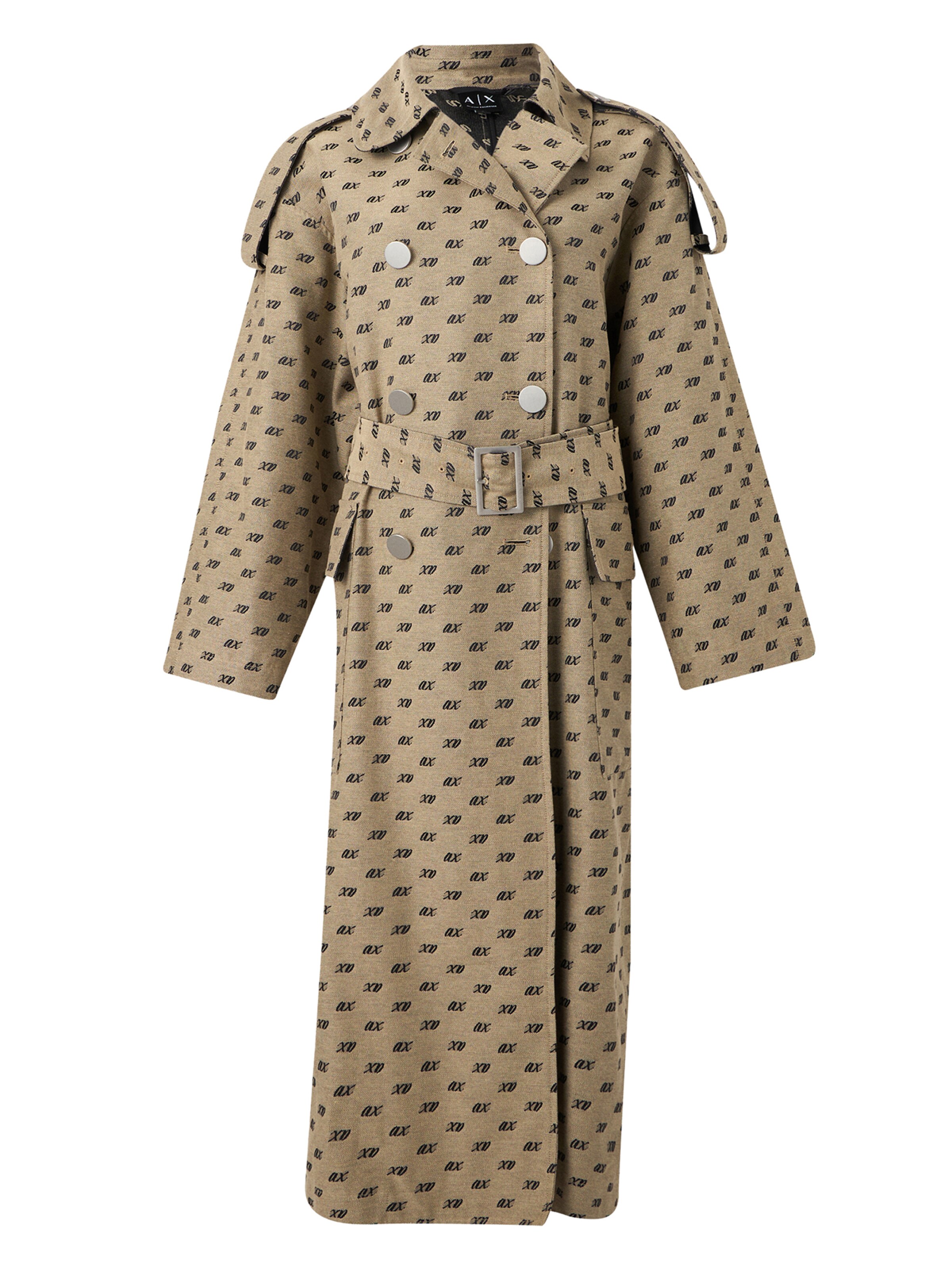 ARMANI EXCHANGE Abrigo de entretiempo en XS en beige / negro, Vista del producto