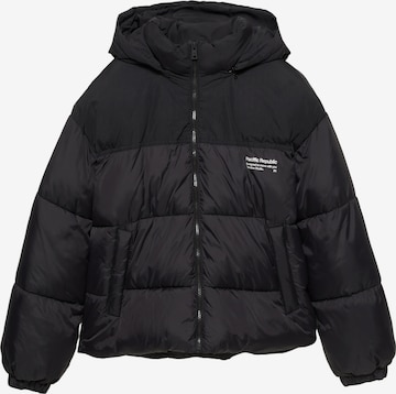 Pull&Bear Vinterjakke 'PACIFIC' i sort: forside
