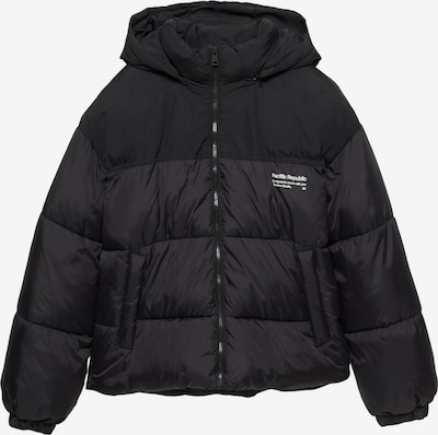 Pull&Bear Talvitakki 'PACIFIC' värissä musta / valkoinen, Tuotenäkymä