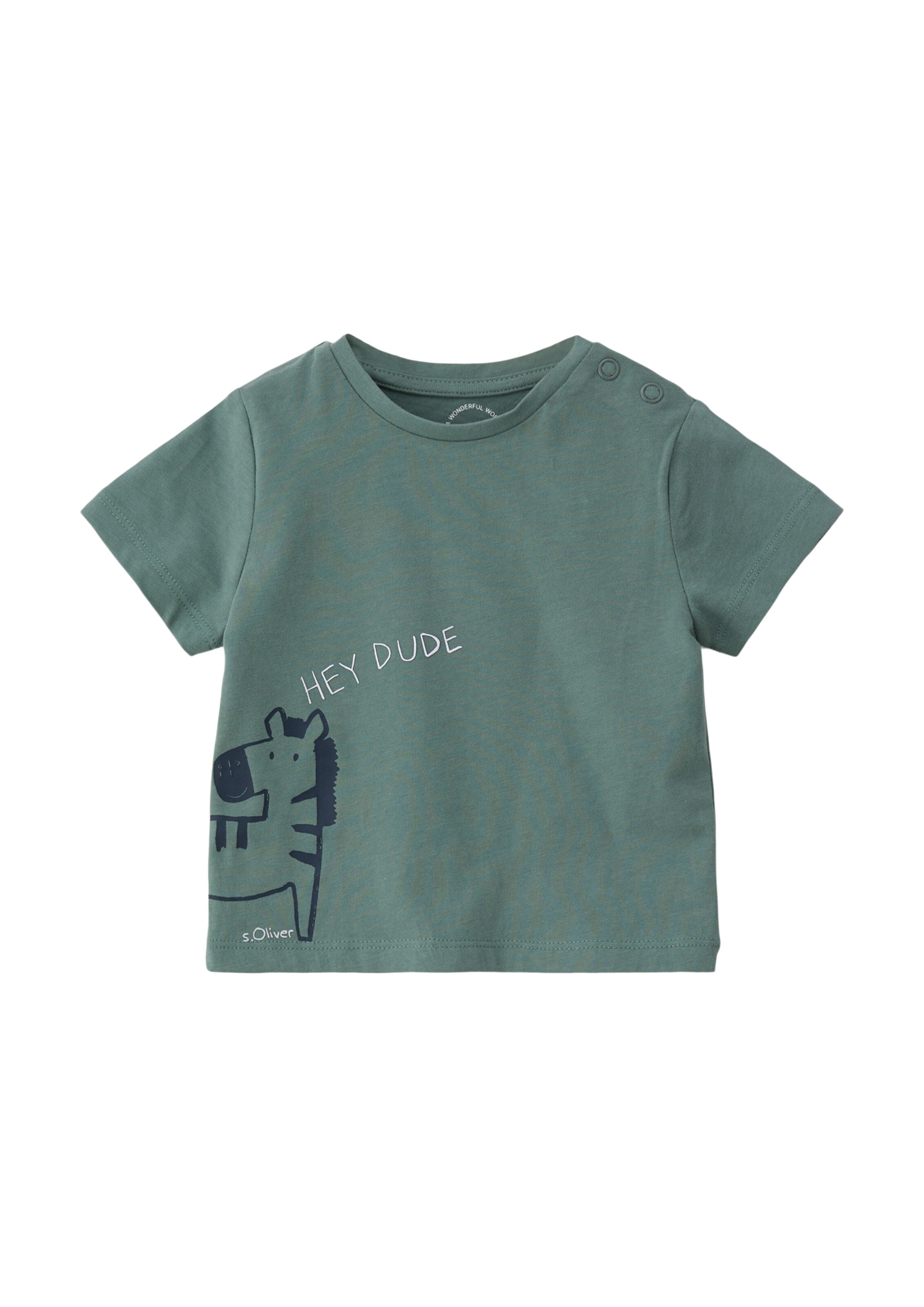 s.Oliver Shirt in Grün: Vorderseite