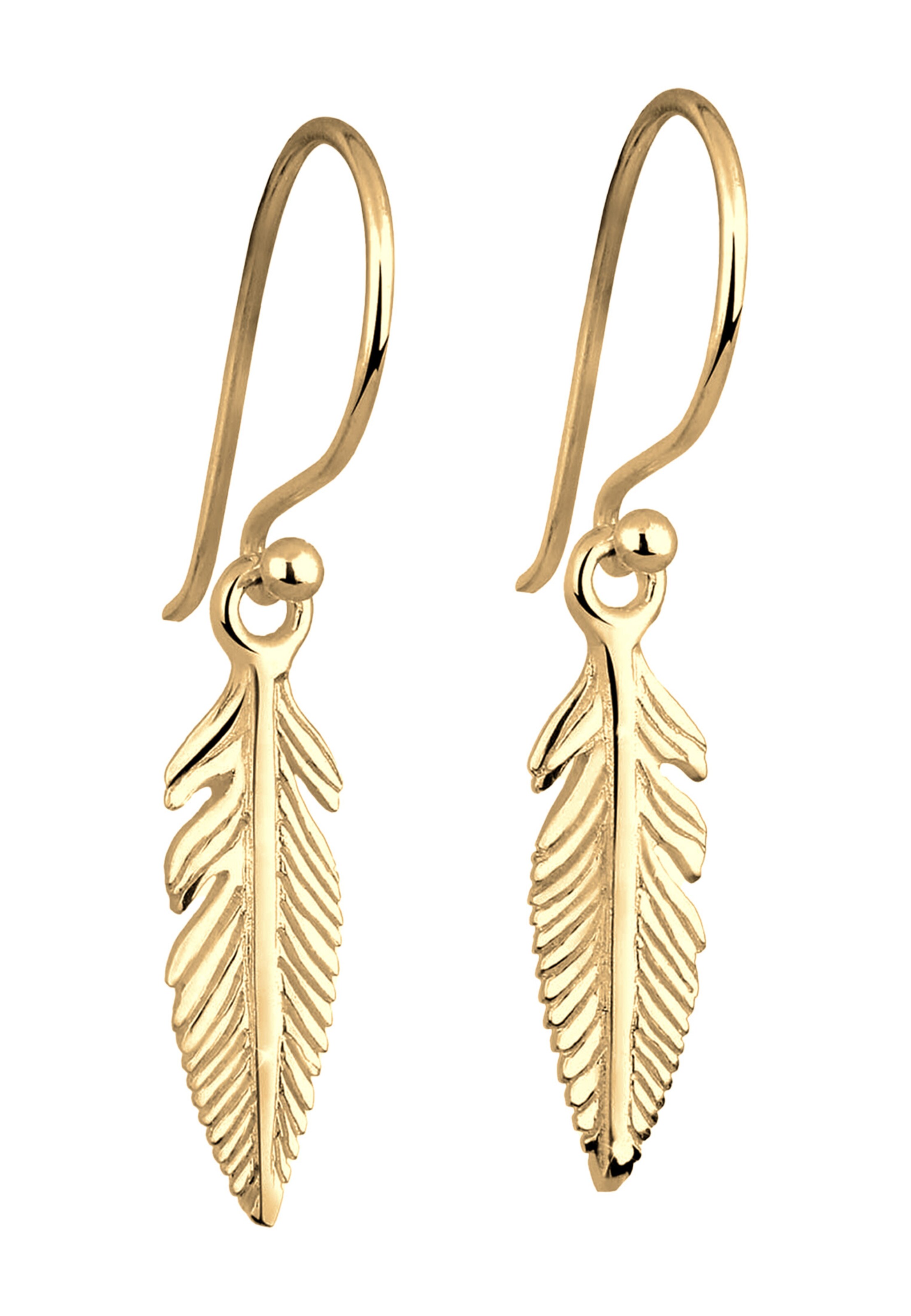 Boucles d'oreilles ELLI en or : devant