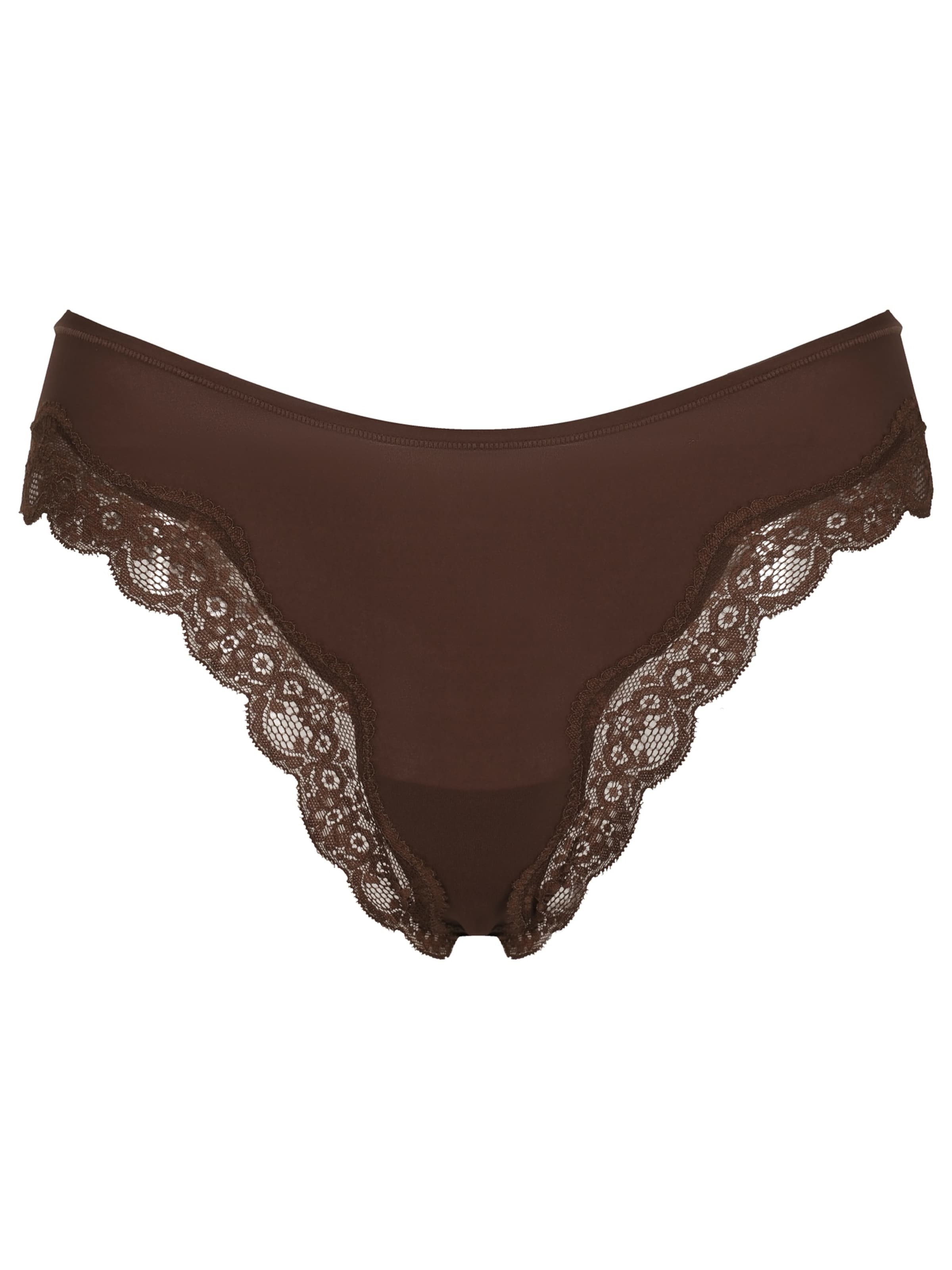 String 'Lace Tanga' cfab (formerly creamy fabrics) en marron : devant