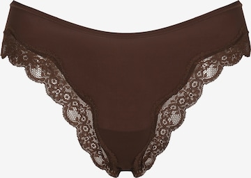 String 'Lace Tanga' cfab (formerly creamy fabrics) en marron : devant