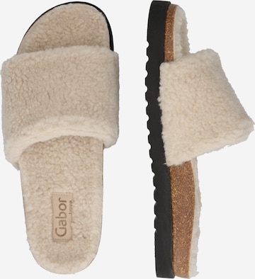 GABOR Slippers in Beige