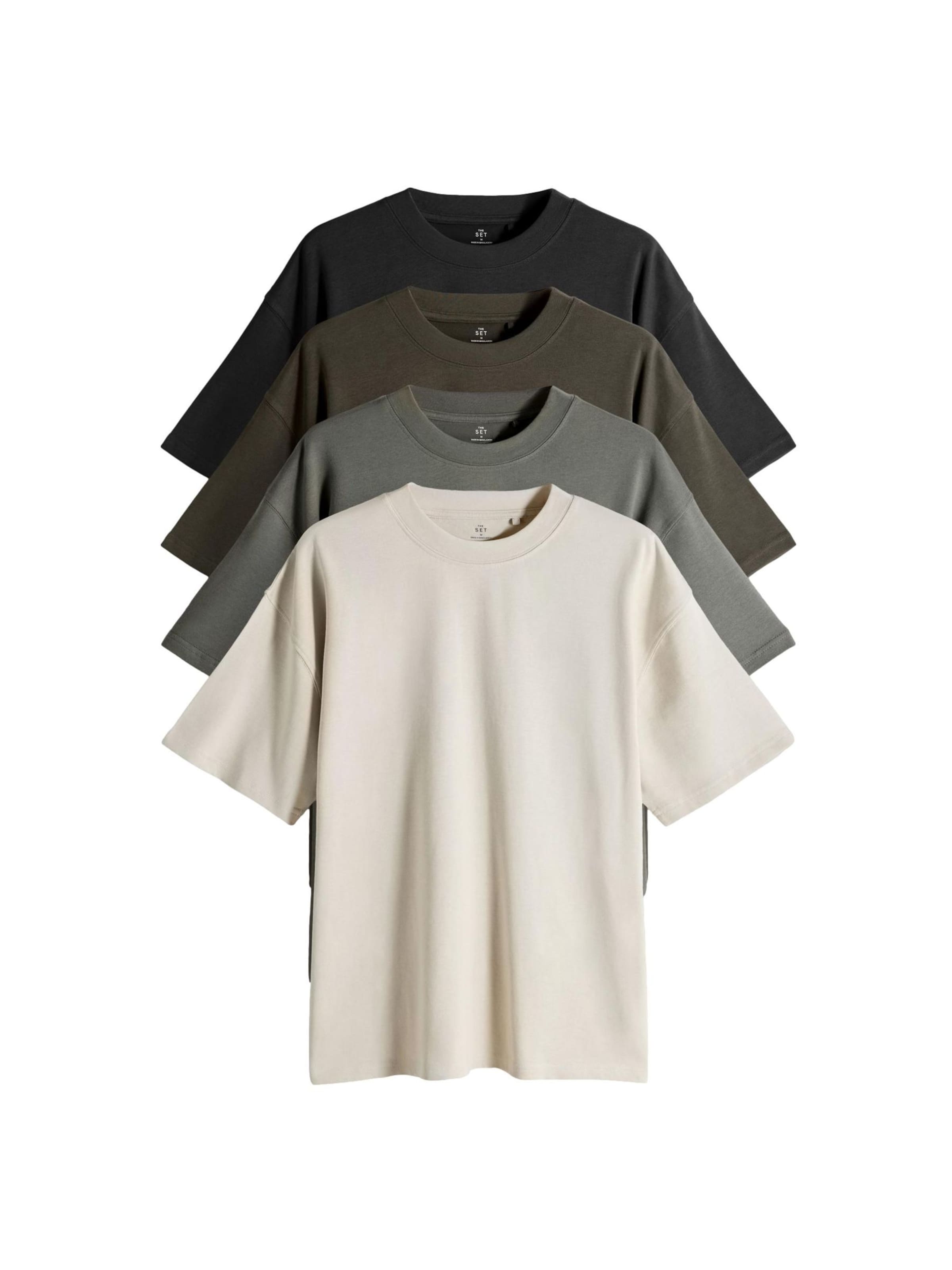 The Set Majica | bež barva: sprednja stran