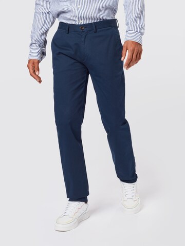 Ben Sherman Regular Chino Pants in Blue: front