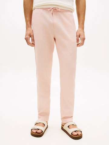 Effilé Pantalon 'Harlem' TOMMY HILFIGER en rose : devant