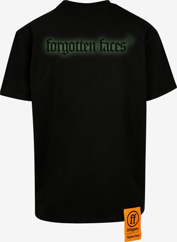 Forgotten Faces Shirt 'Green Empress' in Black