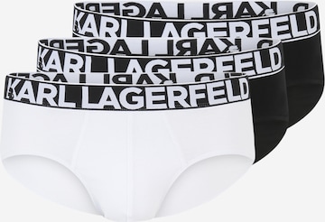 Karl Lagerfeld شورت بوكسر بلون أسود: الأمام