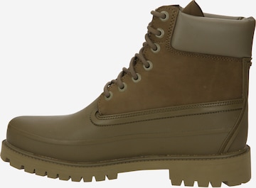 TIMBERLAND Boots med snörning i grön