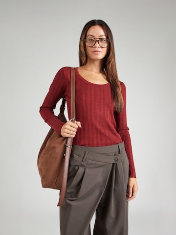VERO MODA Свитер 'VMWILLOW ' в Красный: спереди