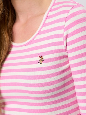 U.S. POLO ASSN. Shirts 'Chanett' i pink