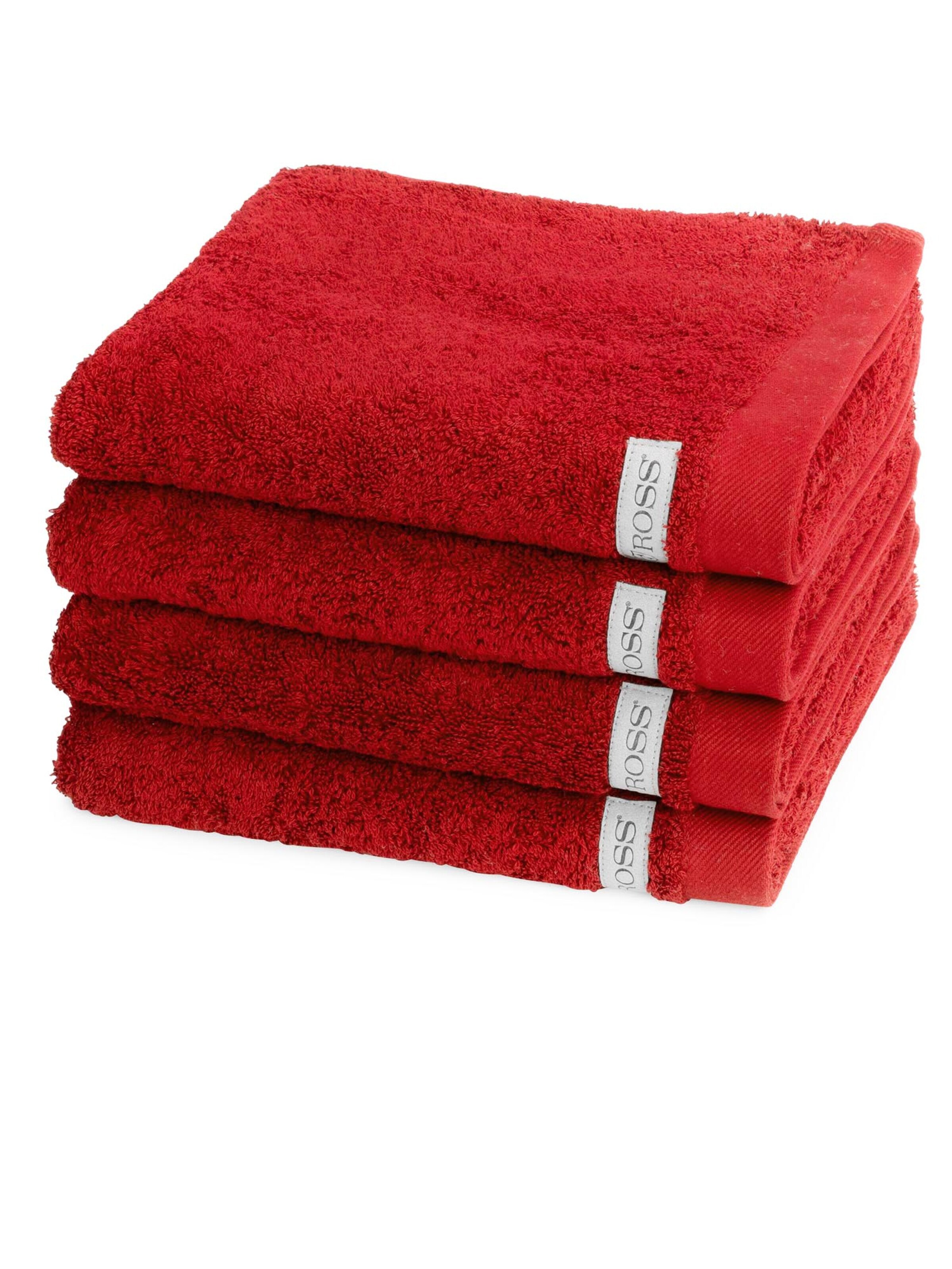 ROSS Handtuch 'Sinfonie'‌‌‌‌‌‌‌‌‌‌ in Rot: Vorderseite