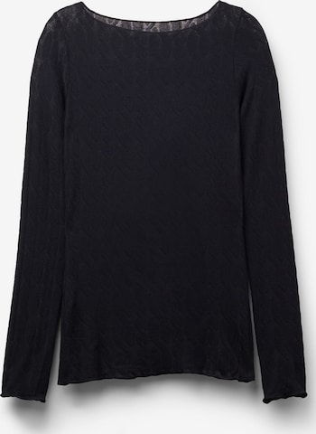 INTIMISSIMI Shirt 'Ultralight' in Black: front