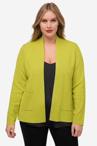 Cardigan Ulla Popken en jaune : devant