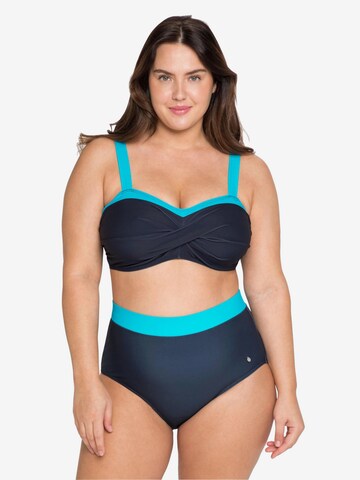 SHEEGO Balconette Bikinitop in Blau