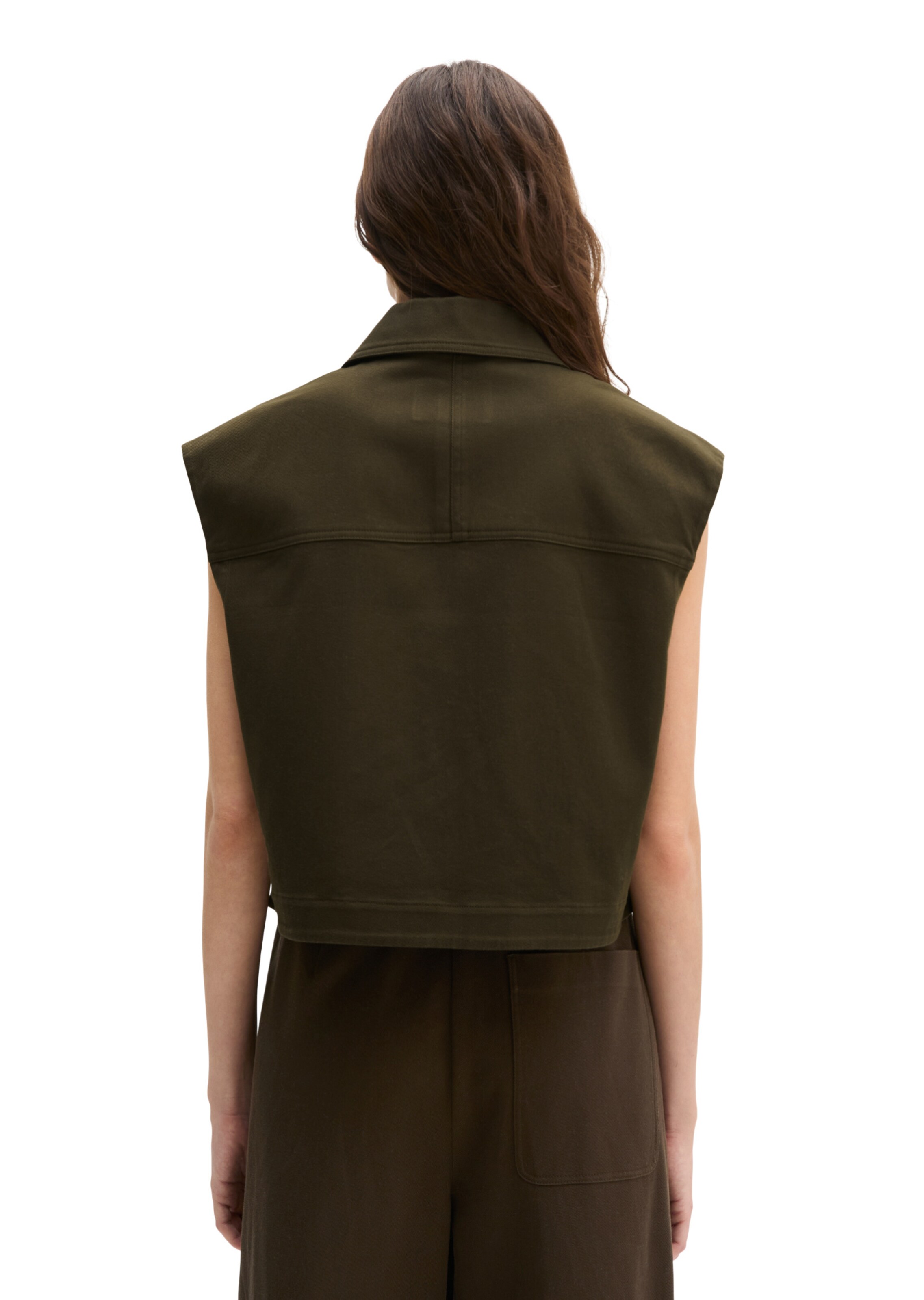 Marc O'Polo Vest in Brown