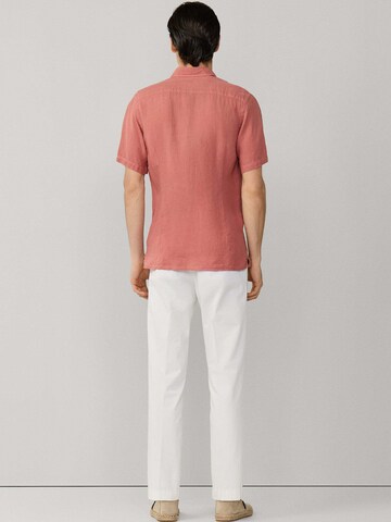 Coupe regular Chemise Hackett London en rouge