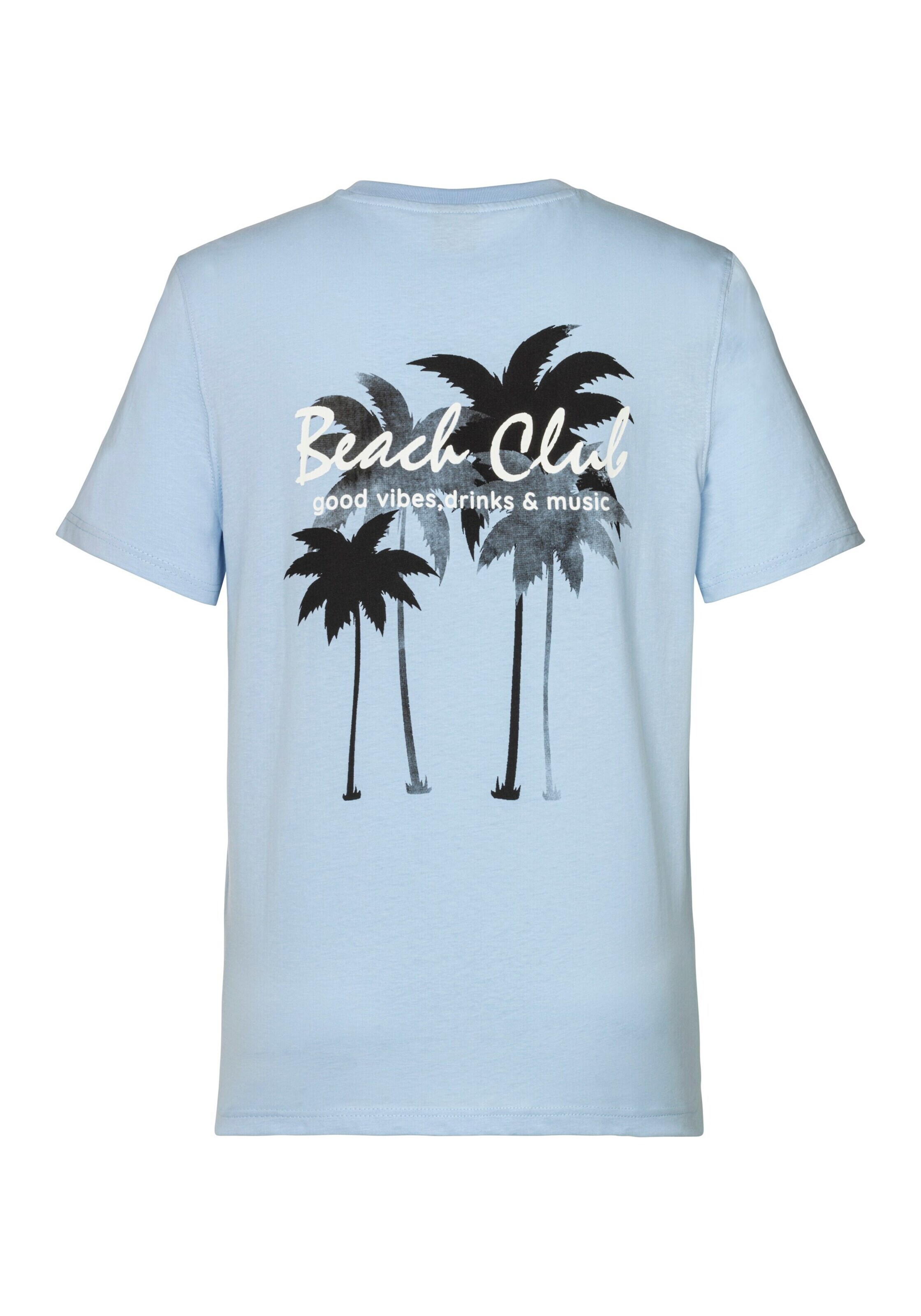 BEACH TIME Shirt in Blue