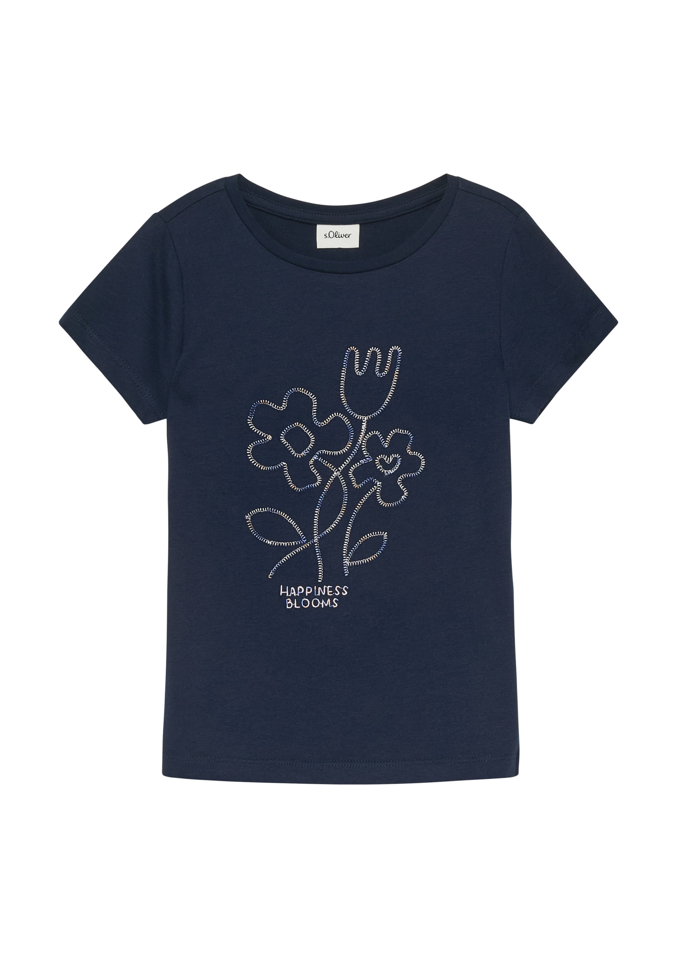 T-Shirt s.Oliver en bleu : devant