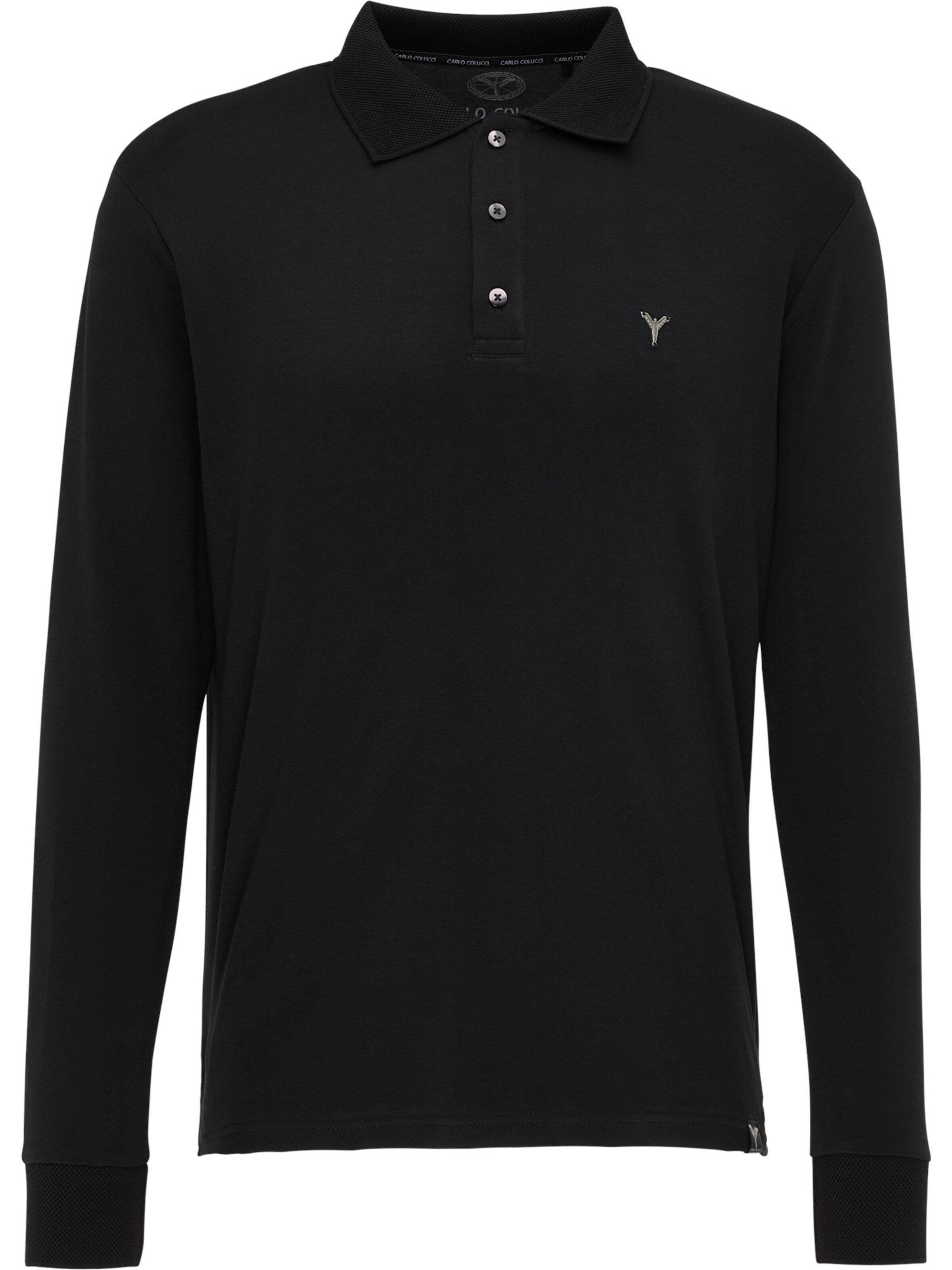 Carlo Colucci Shirt 'Camastra' in Schwarz: Vorderseite