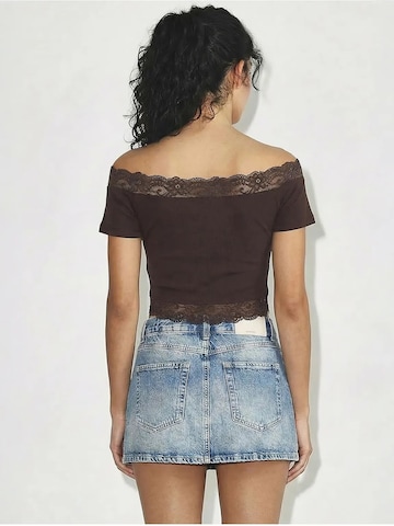 Camicia da donna di Bianco Lucci in marrone