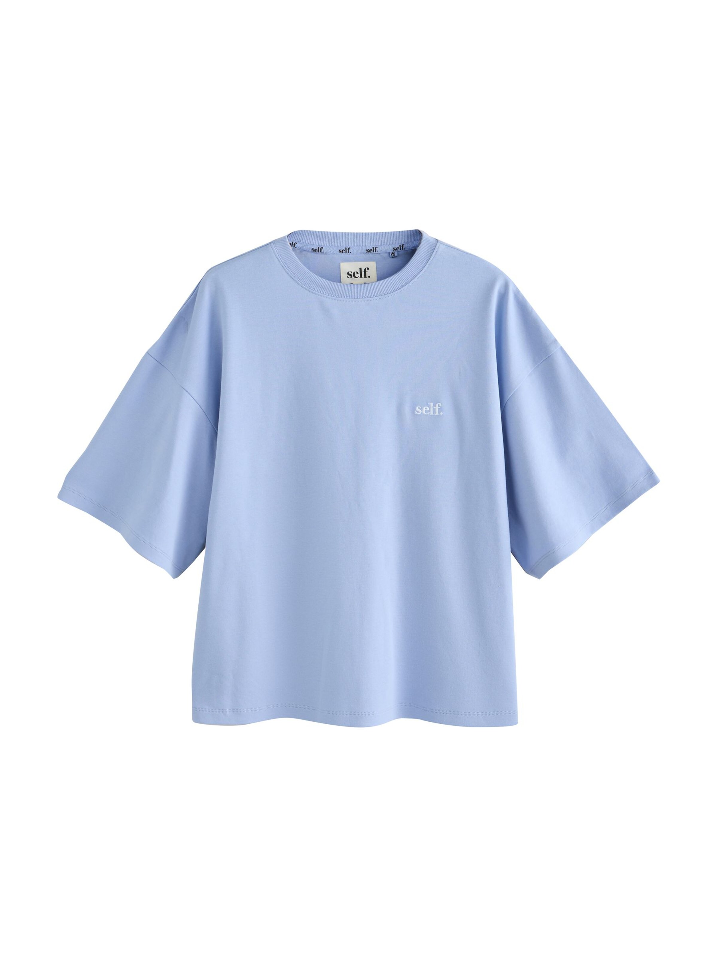 Pigiama di self. in blu: frontale