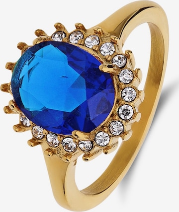 Lucardi Ring in Goud: voorkant