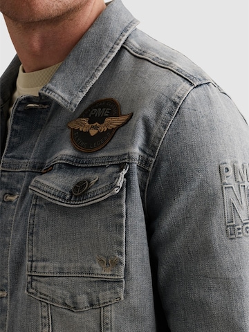 Veste mi-saison 'Denim jacket with badges' PME Legend en bleu