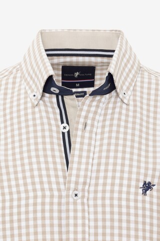 Regular fit Camicia 'TONEY' di DENIM CULTURE in beige