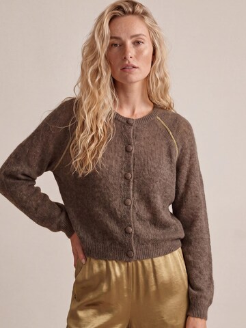 Cardigan 'Sandy' Honnête Atelier en marron