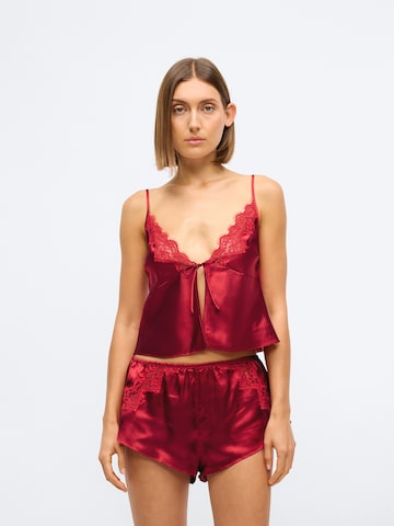Hunkemöller Schlafshirt 'MYA' in Rot: Vorderseite