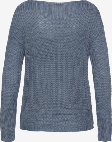 LASCANA Pullover in Blau