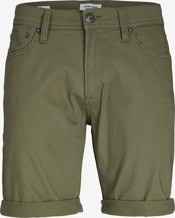 JACK & JONES - Calças de ganga 'Rick Original' em verde: frente