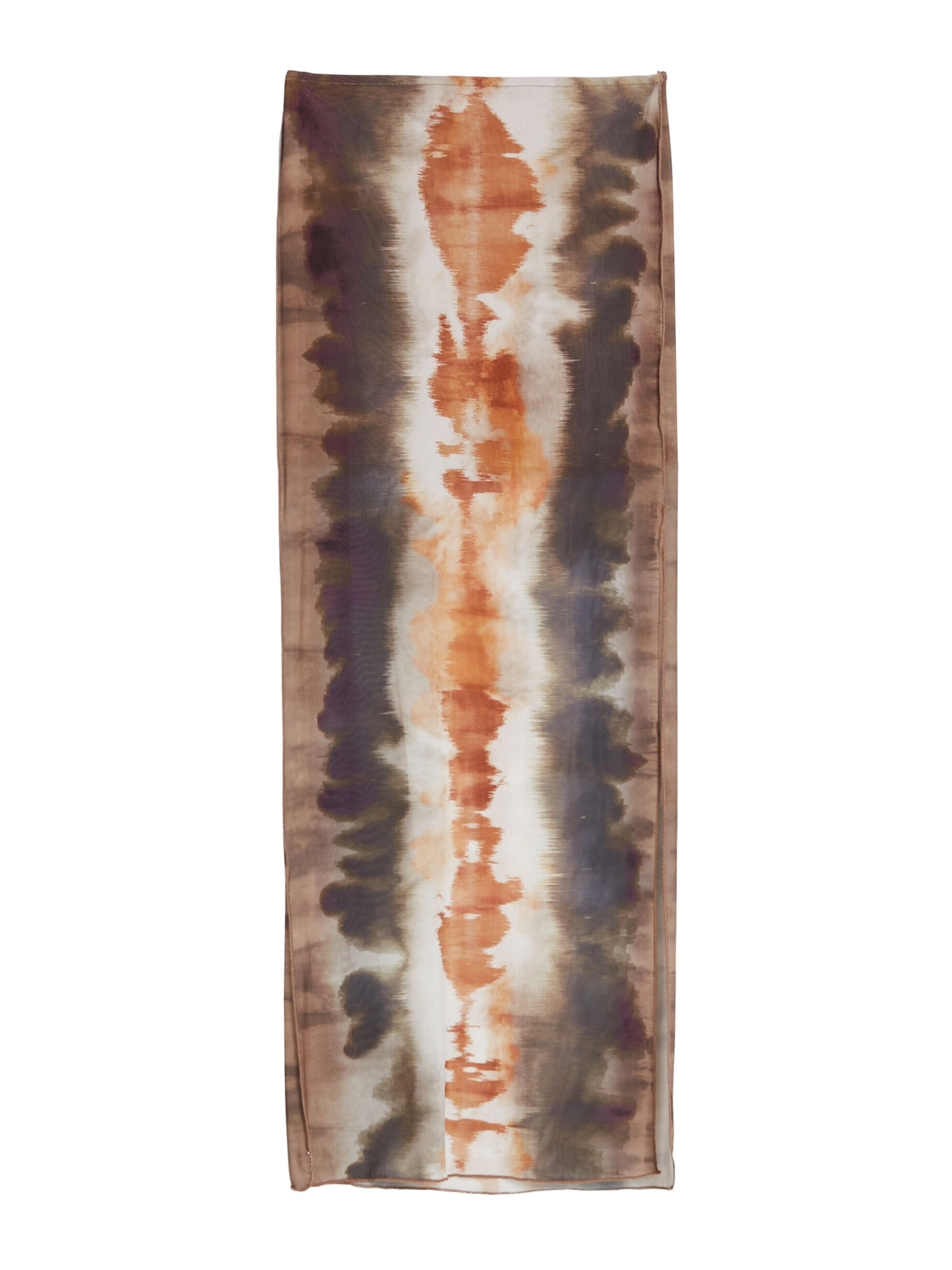 BershkaSuknja - smeđa boja: prednji dio