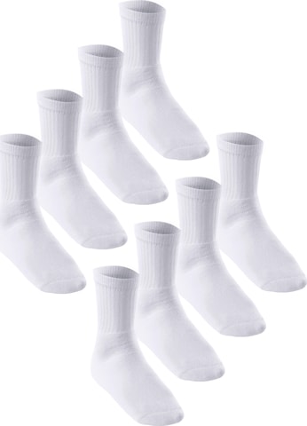 MT Athletic Socks 'Tennis' in White: front