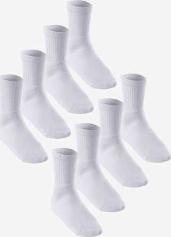 MT Athletic Socks 'Tennis' in White: front