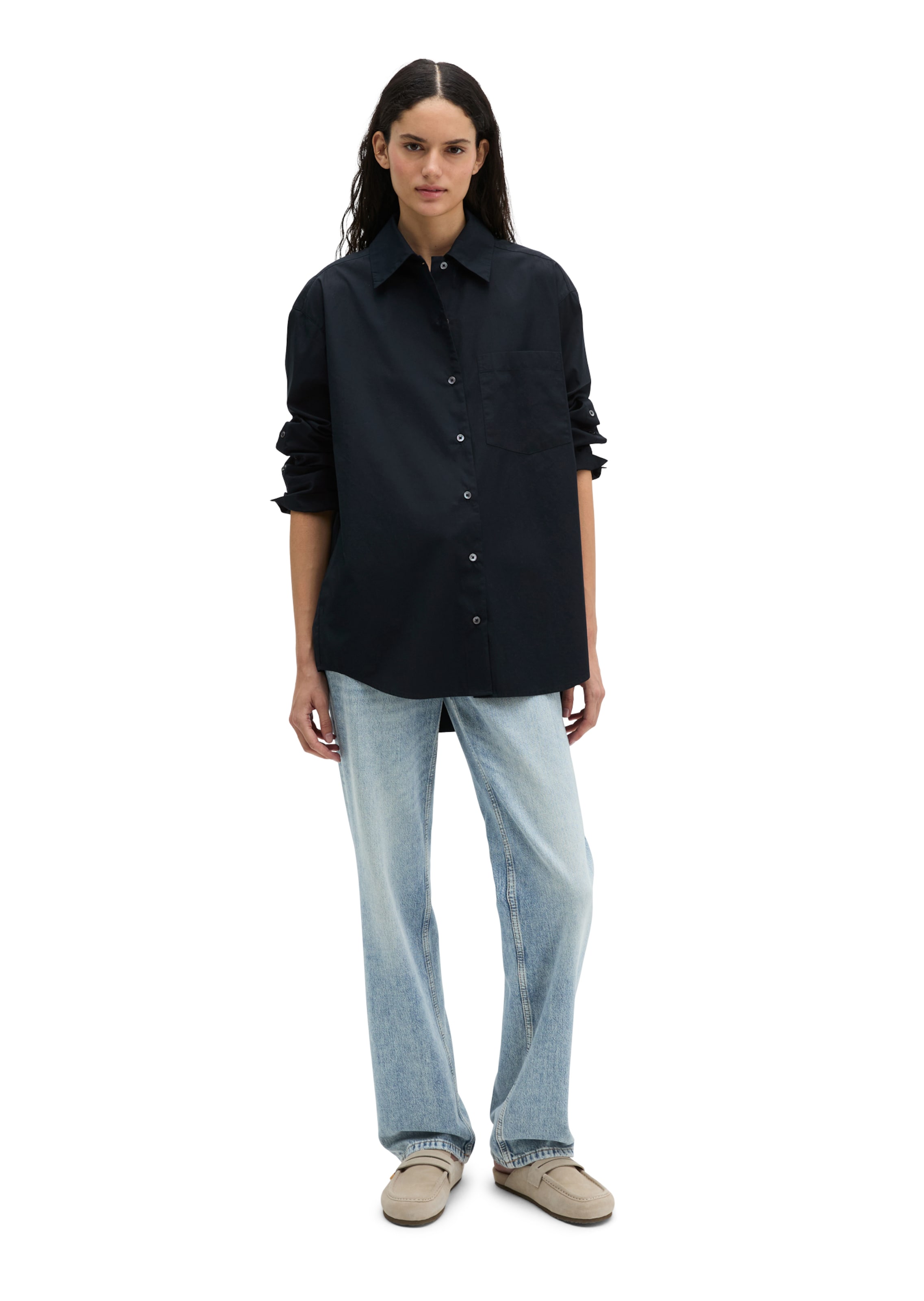 Marc O'Polo Blouse in Blue: front