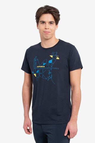 ICEPEAK T-shirt i blå: framsida