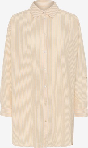 SAINT TROPEZ Blouse in Beige: front