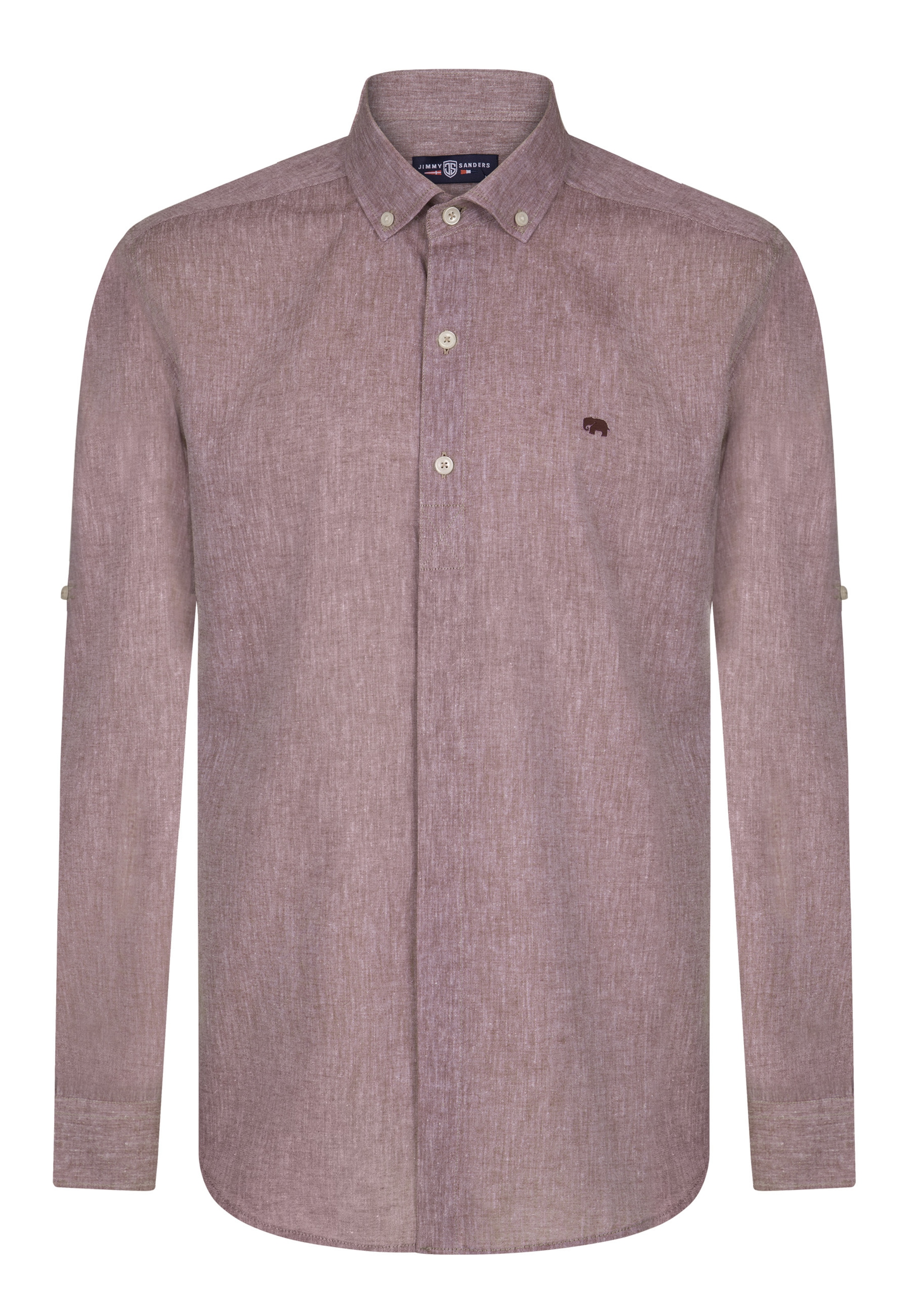 Jimmy Sanders Regular Fit Skjorte i rød: forside