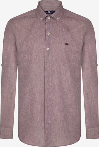 Jimmy SandersRegular Fit Košulja - crvena boja: prednji dio