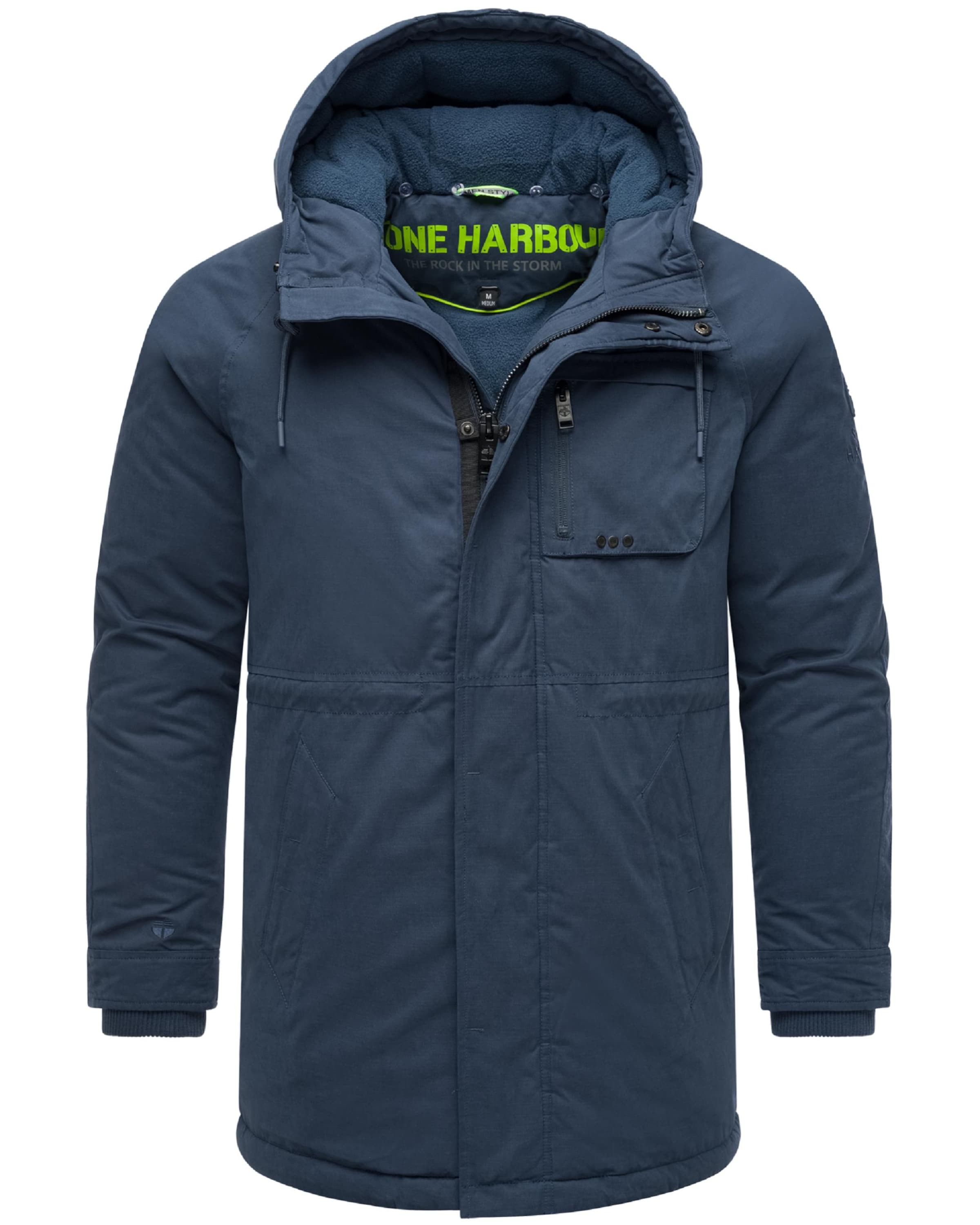 STONE HARBOUR Talvemantel 'Navroos XX', värv sinine