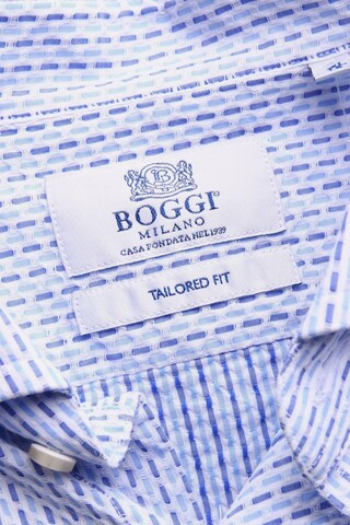 Boggi Milano Hemd L in Blau