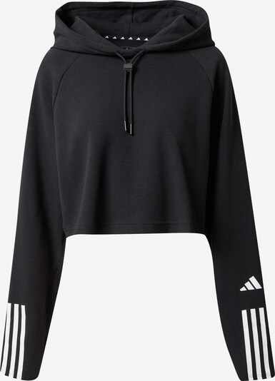 ADIDAS PERFORMANCE Sportsweatshirt 'Train Essentials Train  3-Stripes' i svart / hvit, Produktvisning