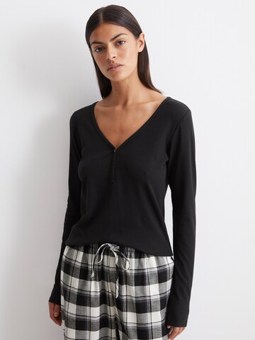Marc O'Polo Pajama shirt ' Modern Move ' in Black: front